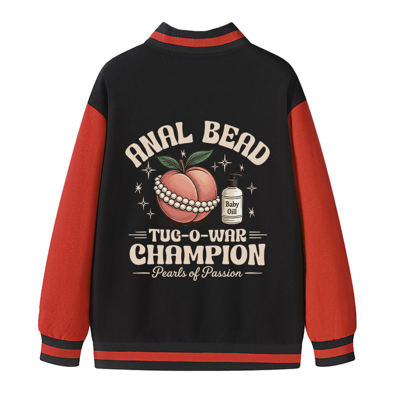 Tokyocanvas Anal Bead Tug-of-War Champion Varsity Jacket
