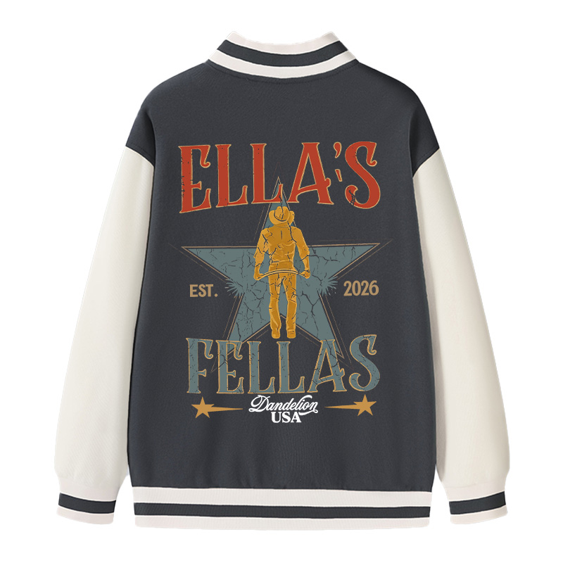 Tokyocanvas Vintage Ellas Fellas 90s Varsity Jacket