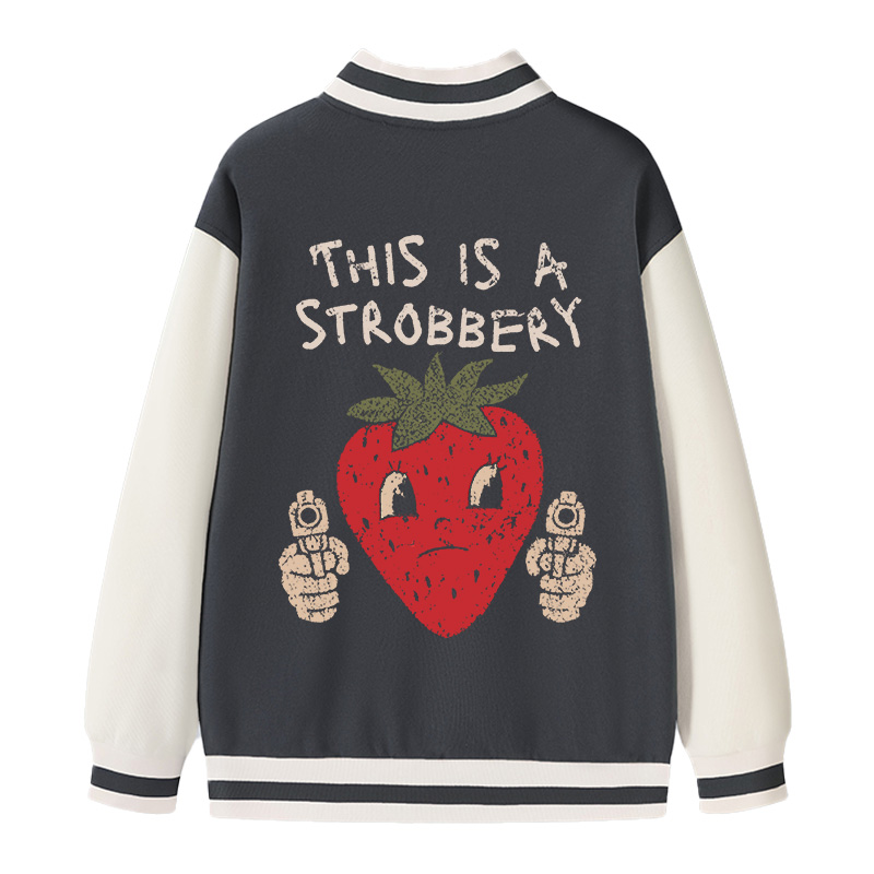 Tokyocanvas This is a Strawberry Varsity Jacket