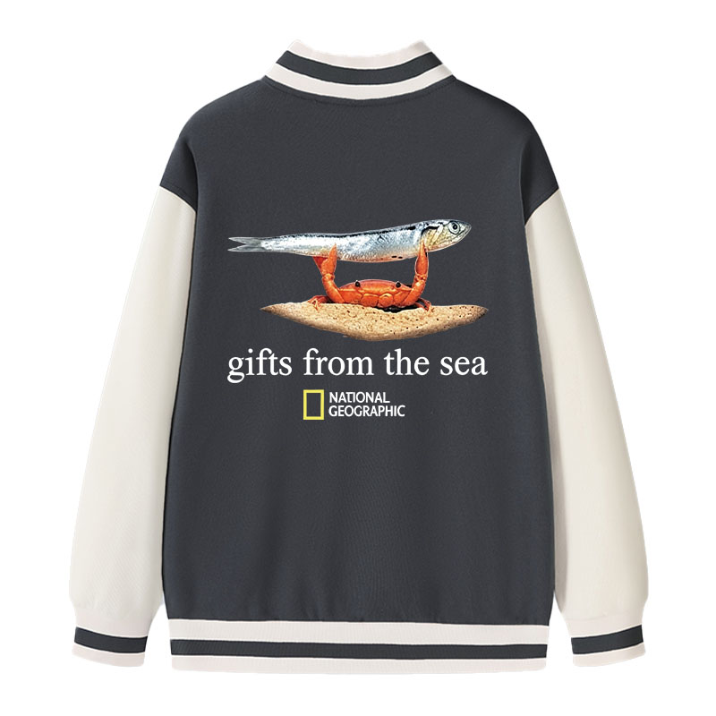 Tokyocanvas Gifts From The Sea Varsity Jacket