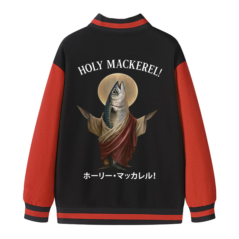 Tokyocanvas Holy Mackerel Varsity Jacket