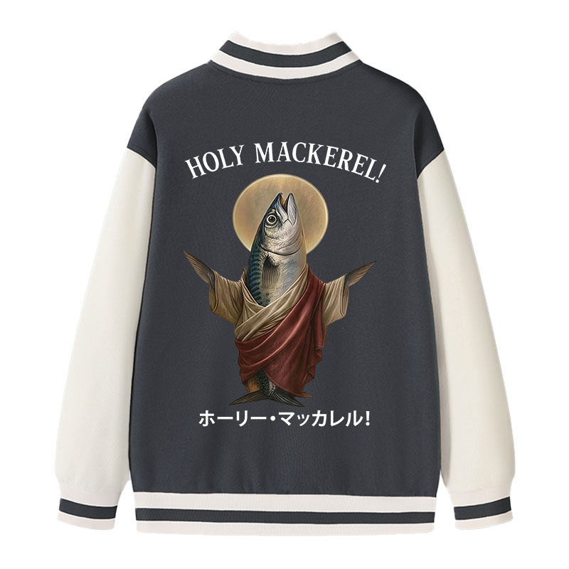 Tokyocanvas Holy Mackerel Varsity Jacket
