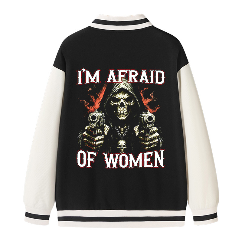 Tokyocanvas I'm Afraid Of Women Varsity Jacket