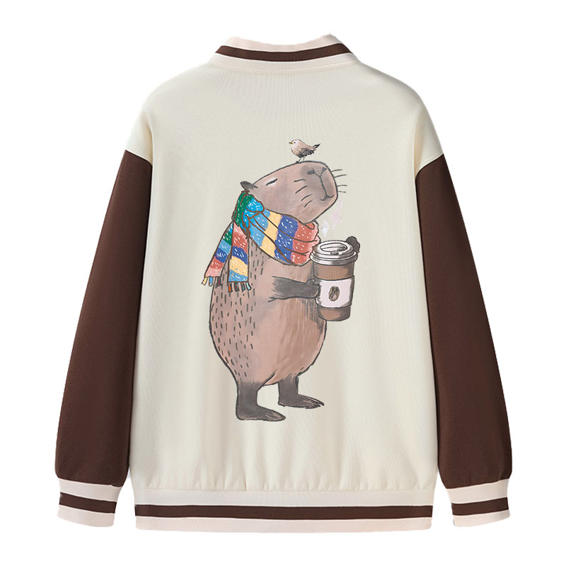 Tokyocanvas Coffeebara Varsity Jacket