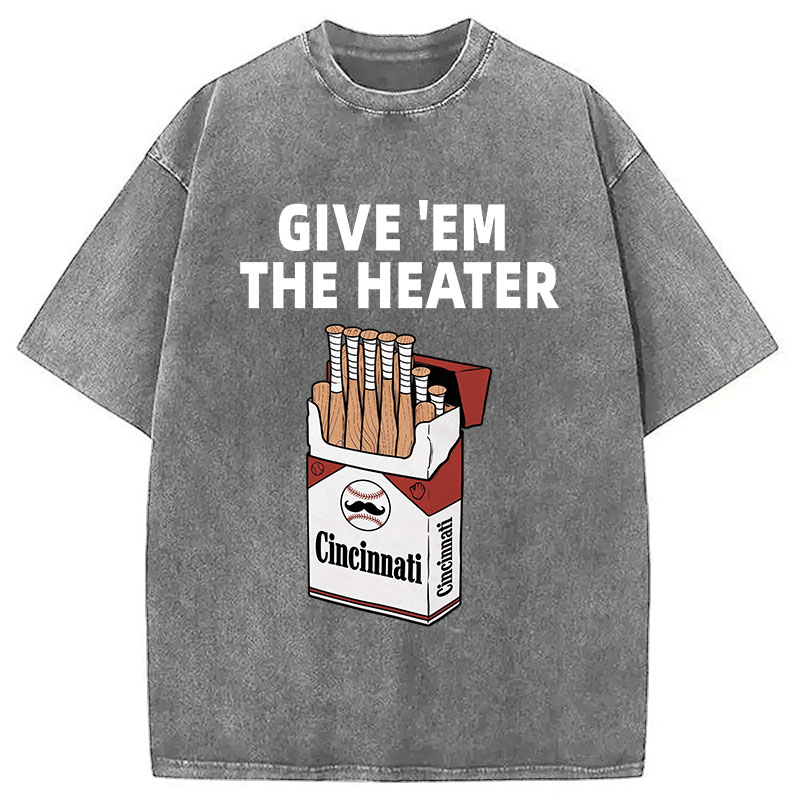 Tokyocanvas Give Them The Heater Washed T-Shirt