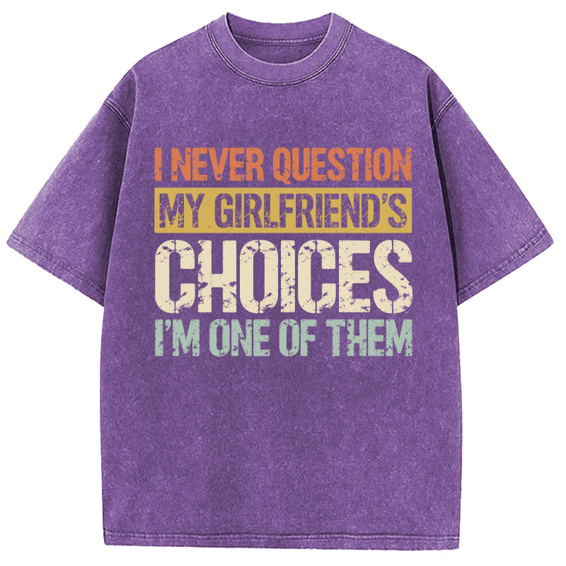 Tokyocanvas I Never Question Washed T-Shirt