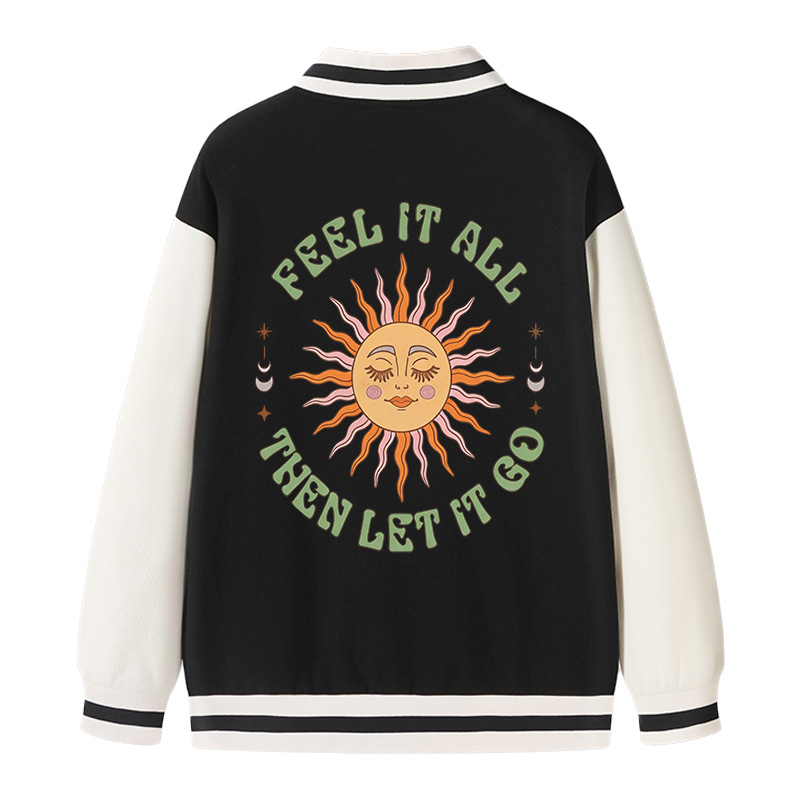 Tokyocanvas Breathe and Release Varsity Jacket