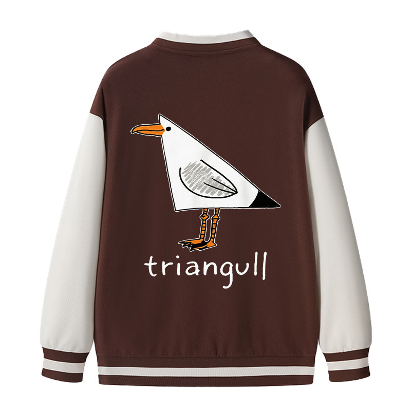 Tokyocanvas Triangull Triangle Seagull Bird Varsity Jacket