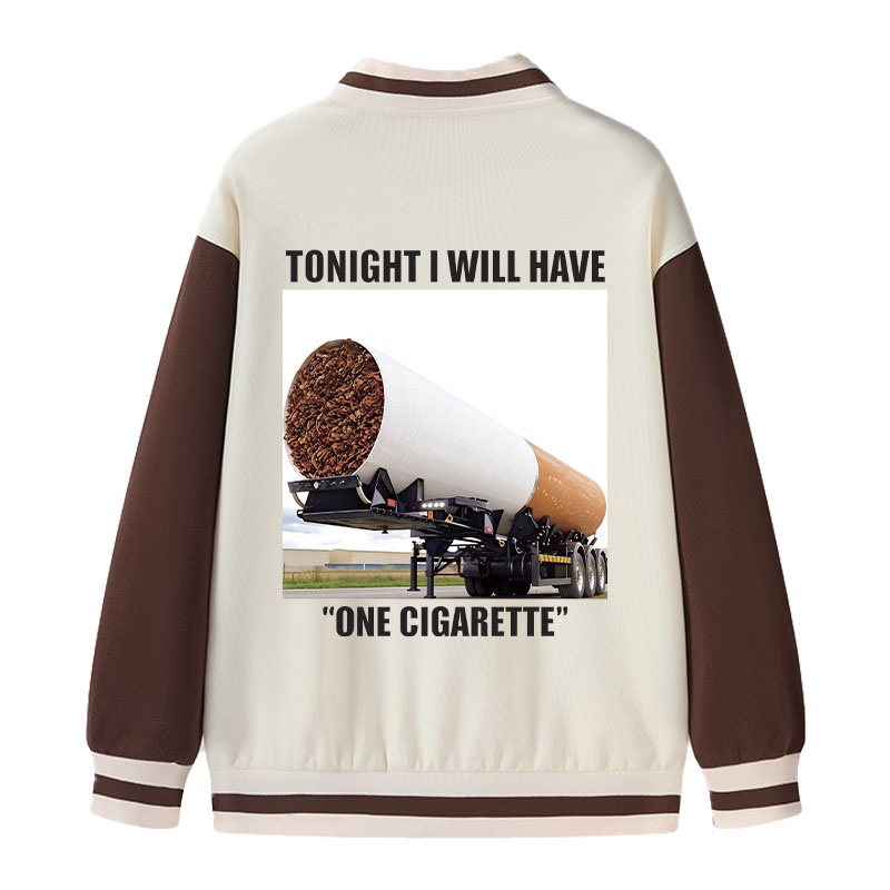 Tokyocanvas Tonight I Will Have One Meme Varsity Jacket
