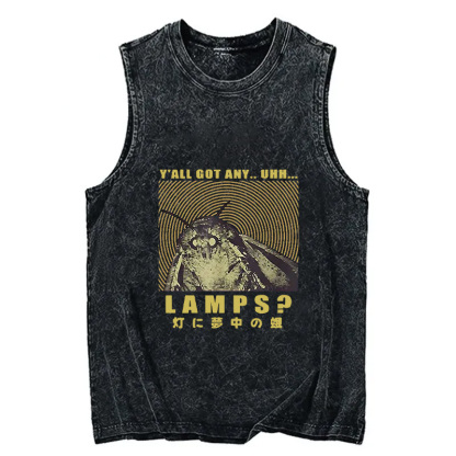 Tokyocanvas Moth Obsessed With The Light Washed Tank