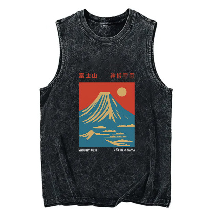 Tokyocanvas Mount Fuji Vintage Washed Tank