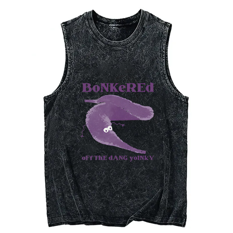 Tokyocanvas Bonkered of The Dang Yoinky Washed Tank