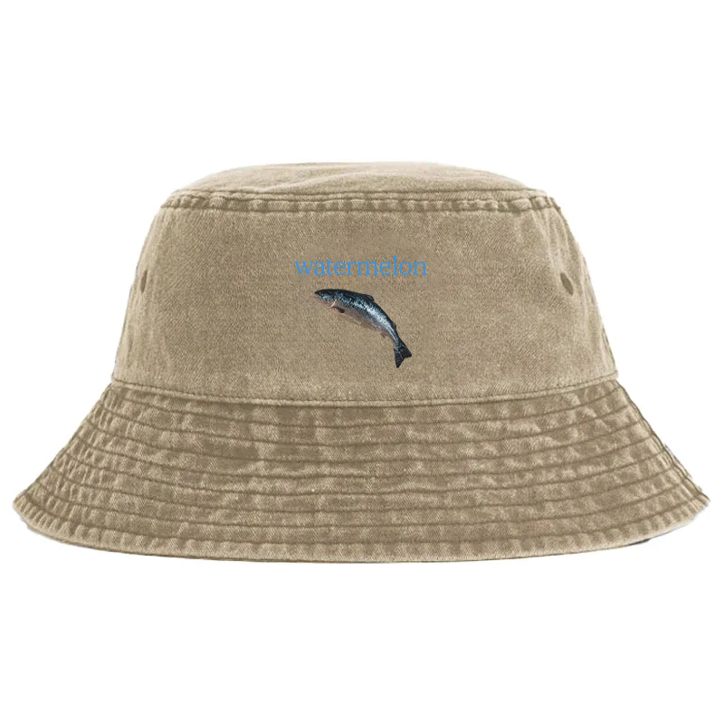 Tokyocanvas Watermelon Fish Washed Bucket Hat