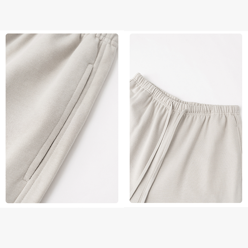 Tokyocanvas Classic Minimalist Curved Sweatpants