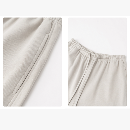 Tokyocanvas Classic Minimalist Curved Sweatpants