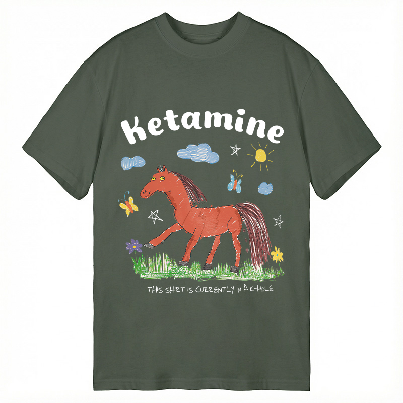 Tokyocanvas I Do Ketamine Classic T-Shirt