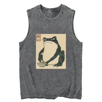 Tokyocanvas Matsumoto Hoji Japanese Frog Washed Tank