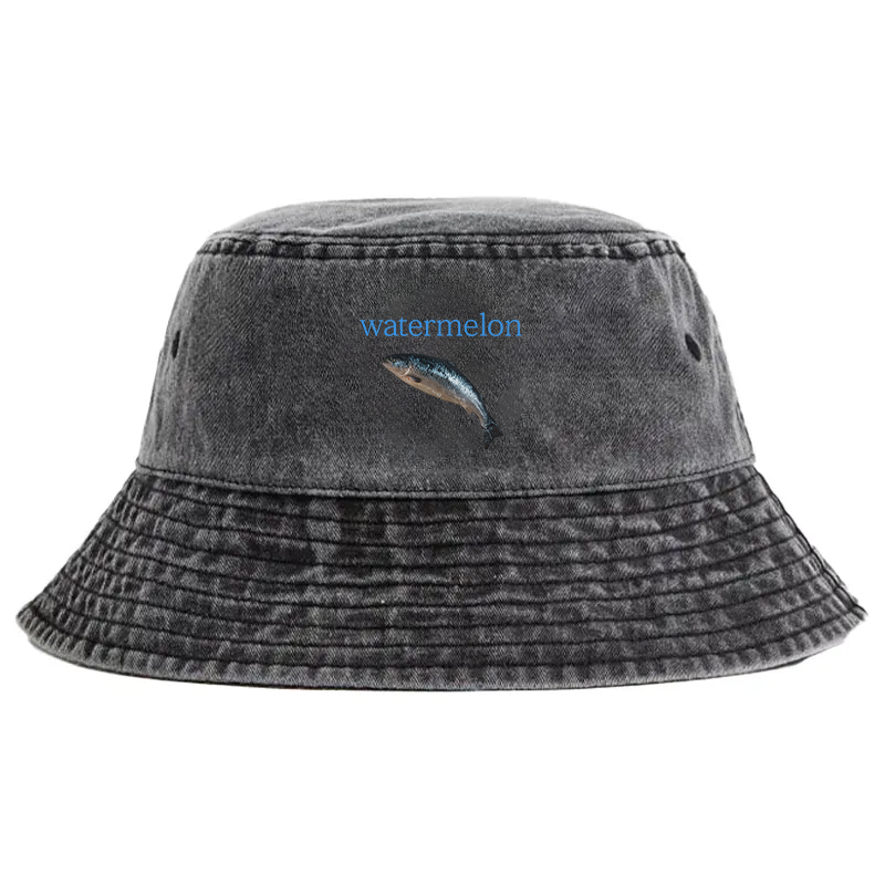 Tokyocanvas Watermelon Fish Washed Bucket Hat