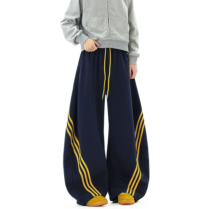 Tokyocanvas Three-stripe Curved Sweatpants