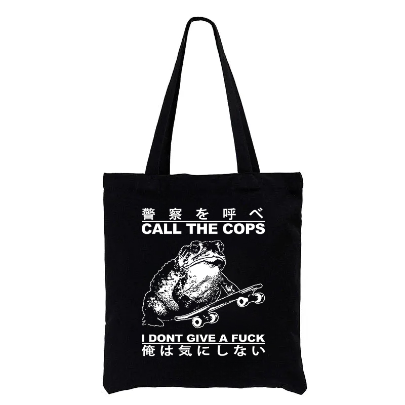 Tokyocanvas I Don't Care Tote Bag
