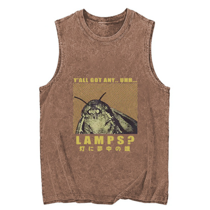 Tokyocanvas Moth Obsessed With The Light Washed Tank