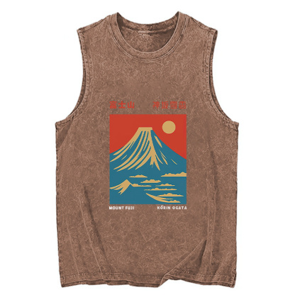 Tokyocanvas Mount Fuji Vintage Washed Tank