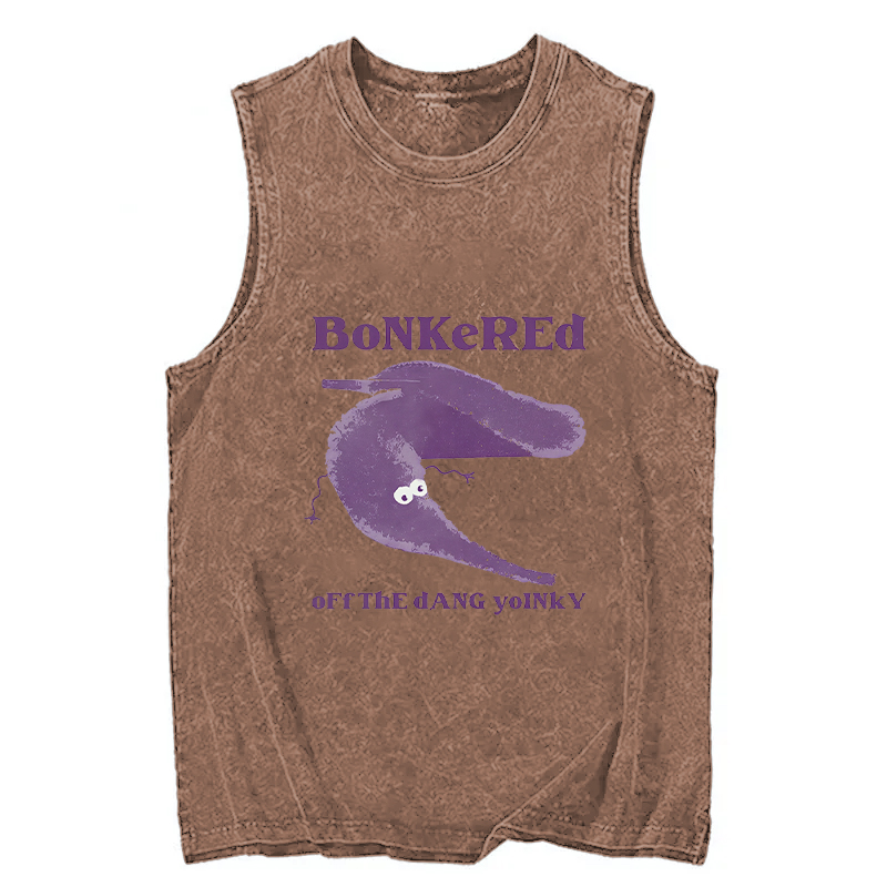 Tokyocanvas Bonkered of The Dang Yoinky Washed Tank