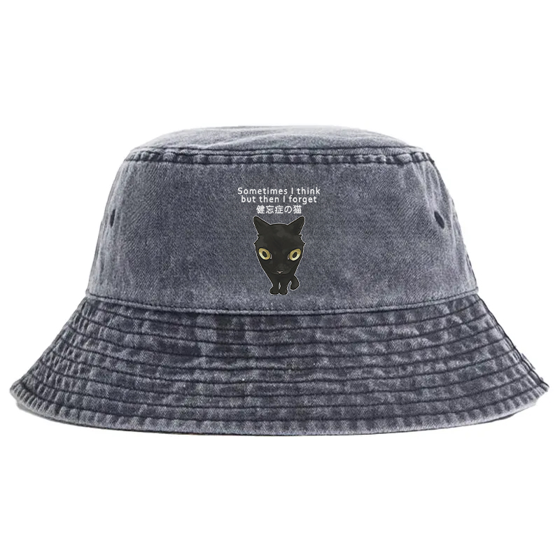 Tokyocanvas Amnesiac Cat Washed Bucket Hat