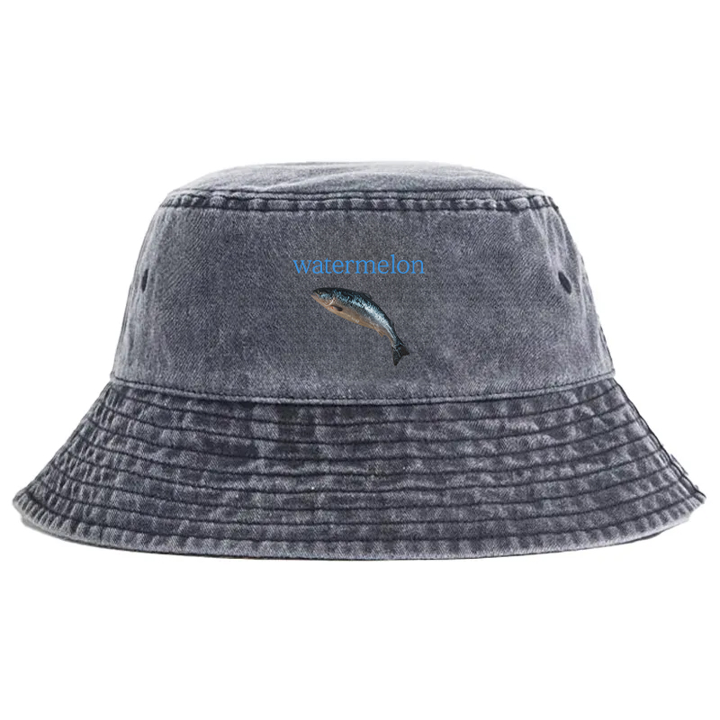 Tokyocanvas Watermelon Fish Washed Bucket Hat