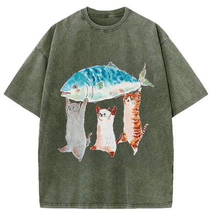 Tokyocanvas The Joy Of Harvest Washed T-Shirt