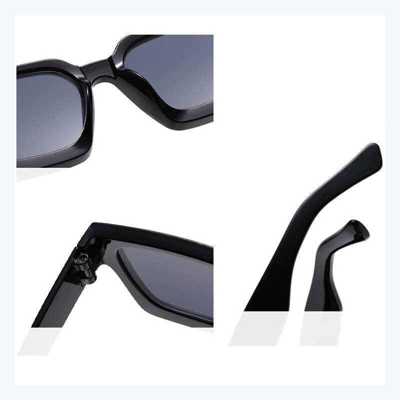 Tokyocanvas Thick-framed White Sunglasses