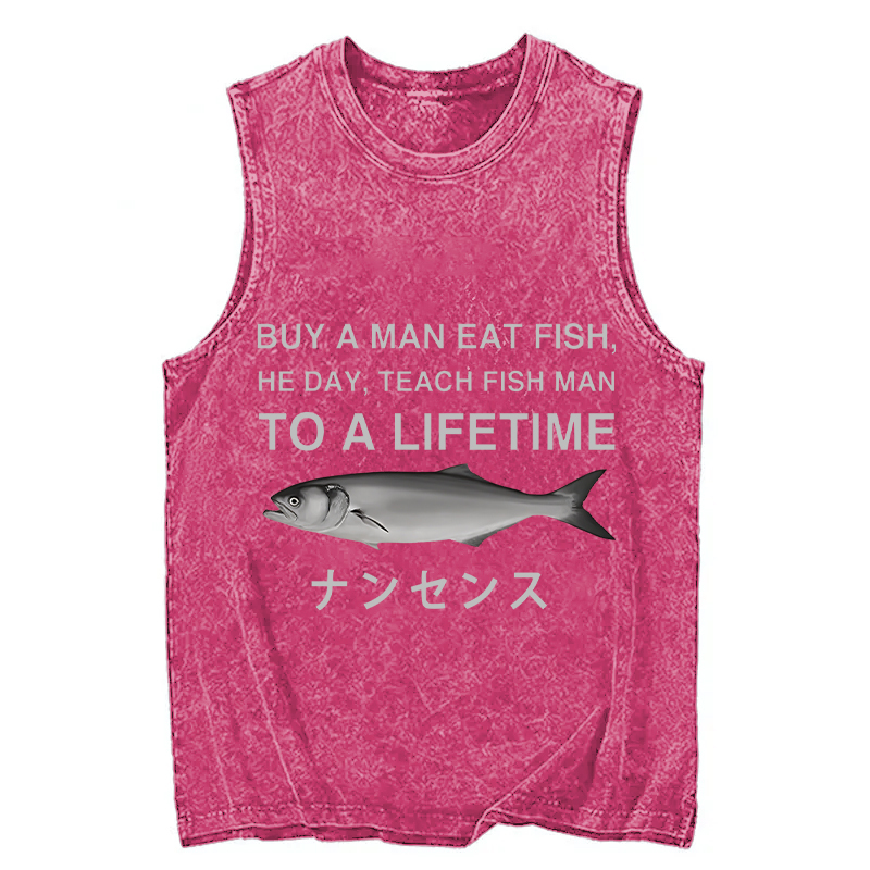 Tokyocanvas Funny To A Lifetime Washed Tank