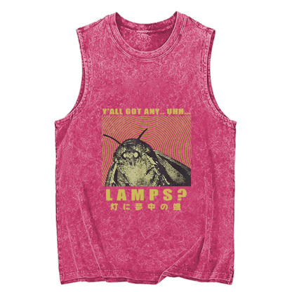 Tokyocanvas Moth Obsessed With The Light Washed Tank