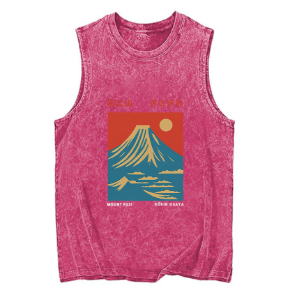 Tokyocanvas Mount Fuji Vintage Washed Tank
