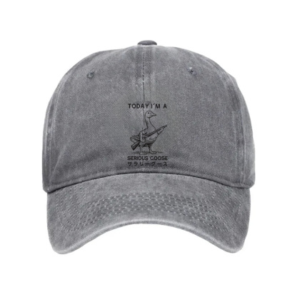 Tokyocanvas Serious Stupid Goose Washed Cap