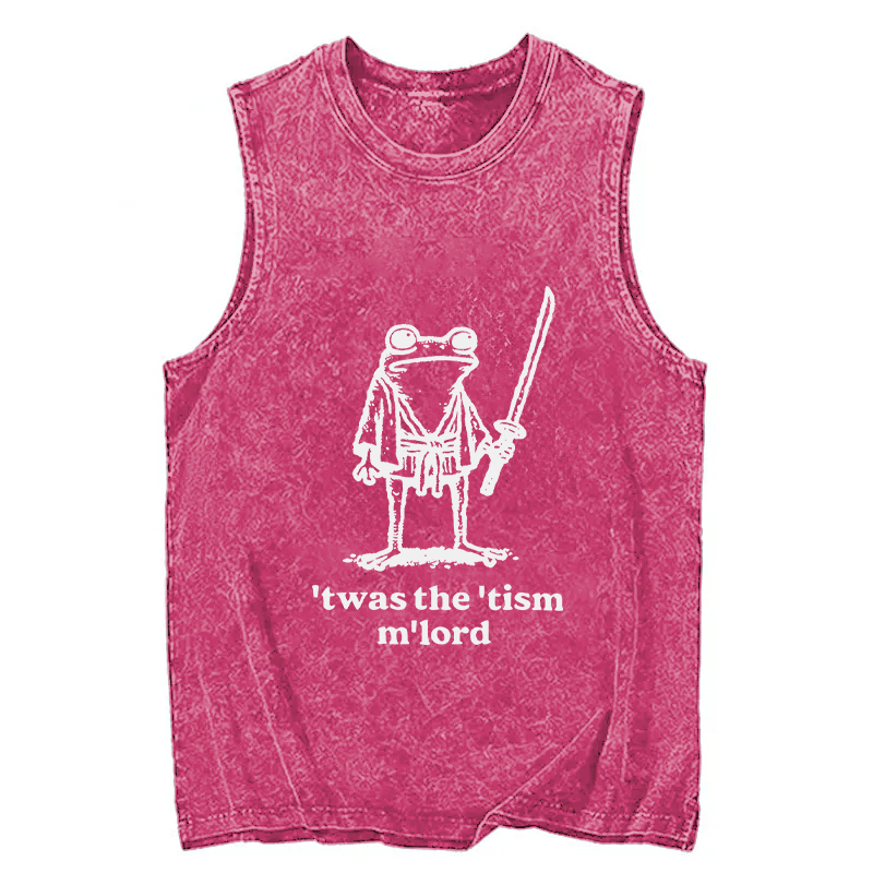 Tokyocanvas Focused Samurai Frog Washed Tank