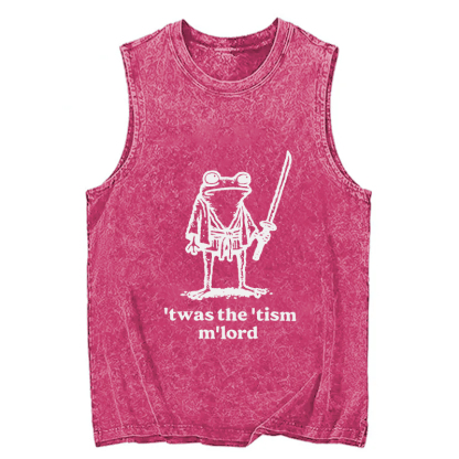 Tokyocanvas Focused Samurai Frog Washed Tank