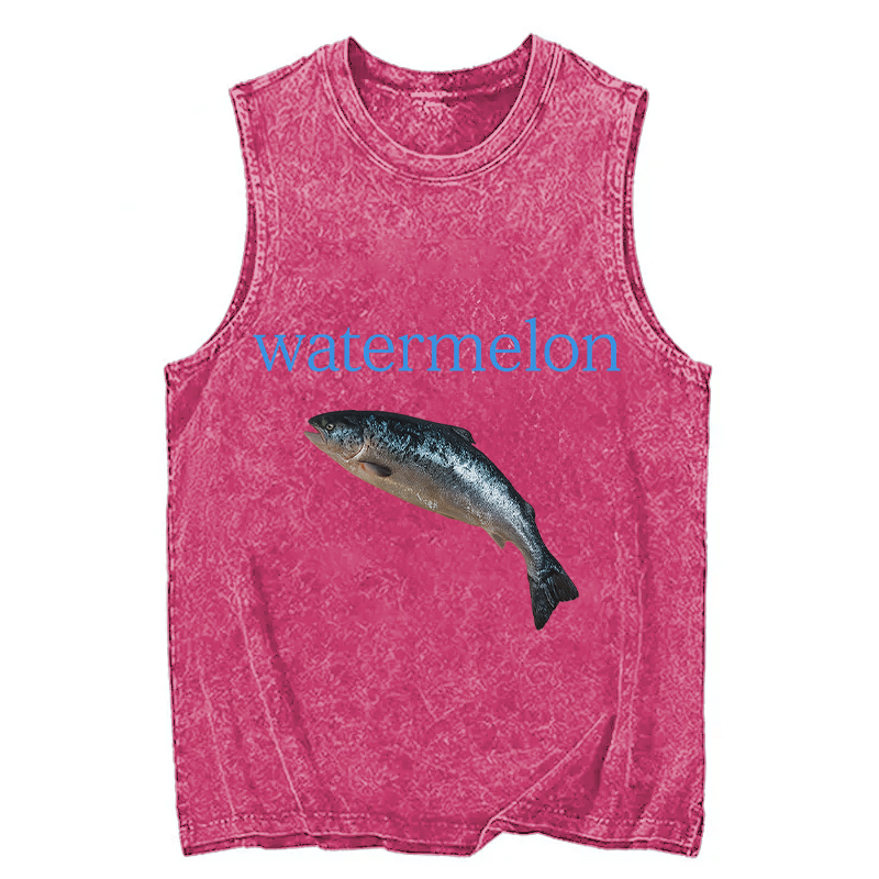 Tokyocanvas Watermelon Fish Washed Tank