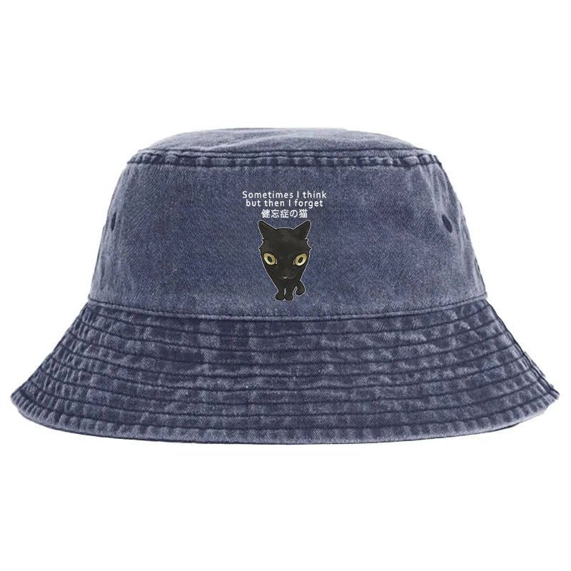 Tokyocanvas Amnesiac Cat Washed Bucket Hat