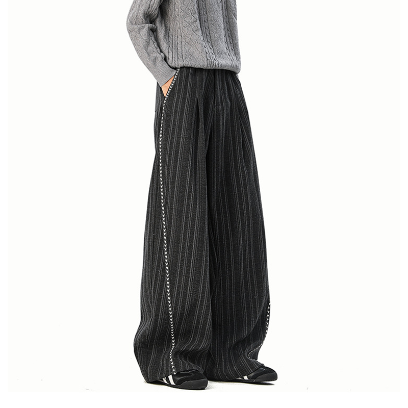 Tokyocanvas Striped Drape Vintage Sweatpants