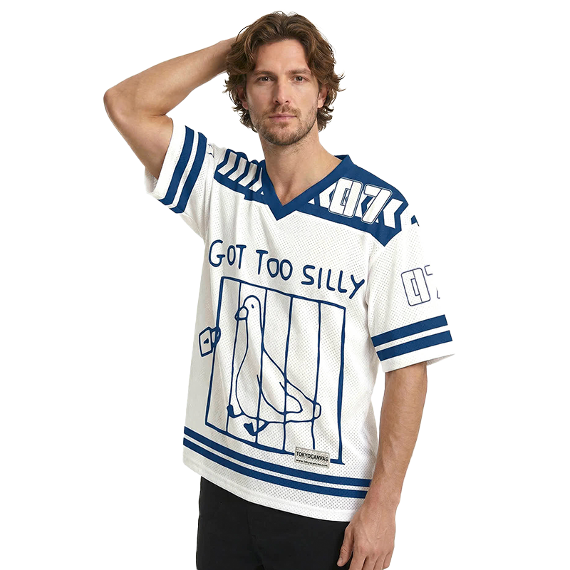 Tokyocanvas Got Too Silly Meme Mesh Jersey