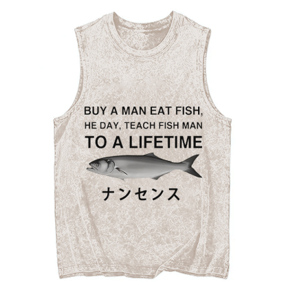 Tokyocanvas Funny To A Lifetime Washed Tank