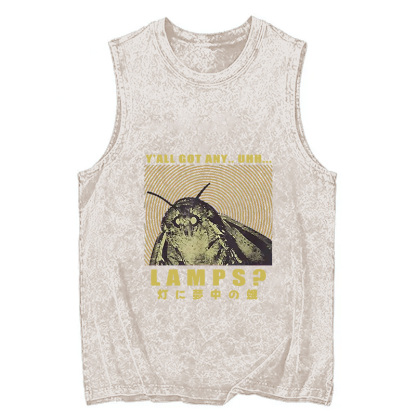 Tokyocanvas Moth Obsessed With The Light Washed Tank