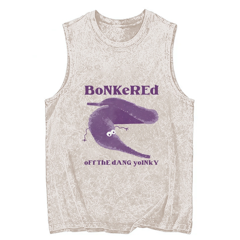 Tokyocanvas Bonkered of The Dang Yoinky Washed Tank