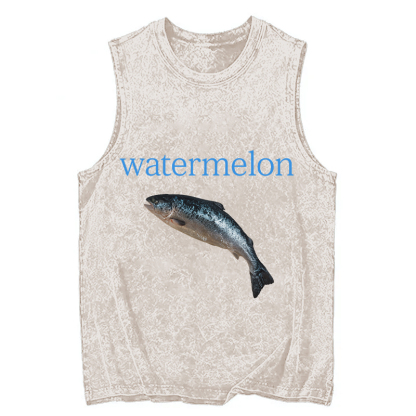 Tokyocanvas Watermelon Fish Washed Tank
