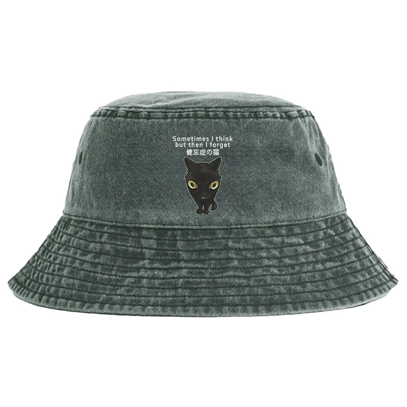 Tokyocanvas Amnesiac Cat Washed Bucket Hat