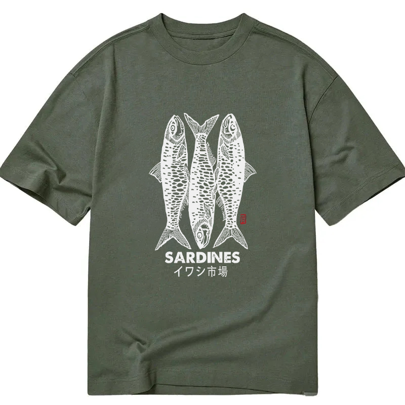 Tokyocanvas Sardines Market Classic T-Shirt