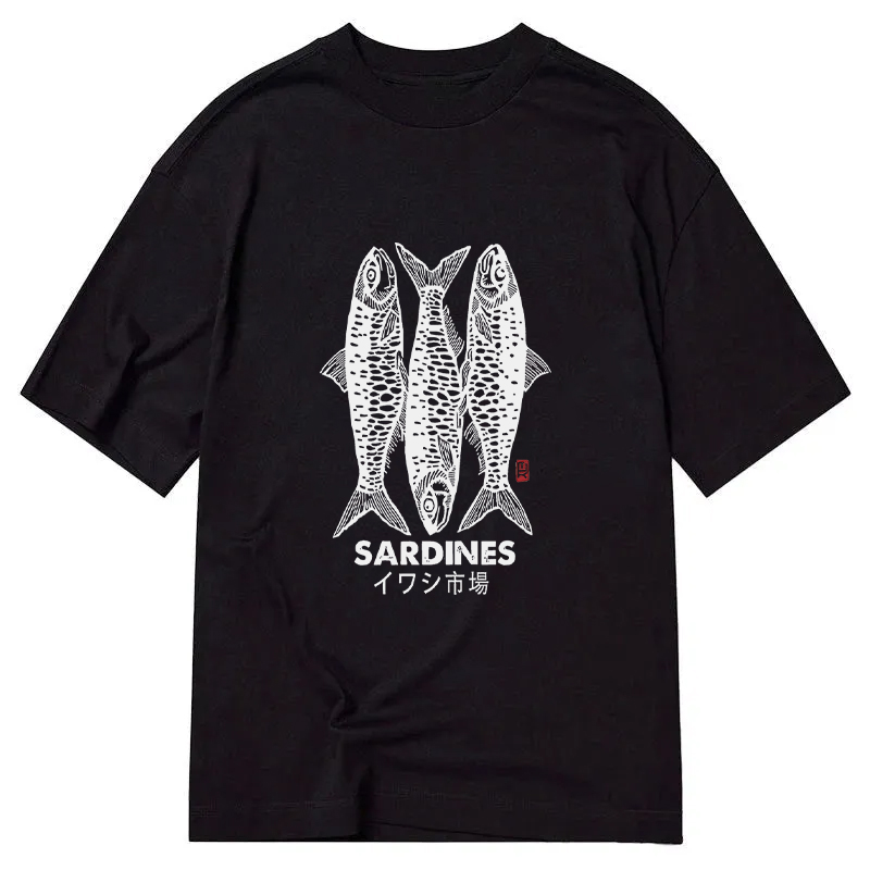 Tokyocanvas Sardines Market Classic T-Shirt