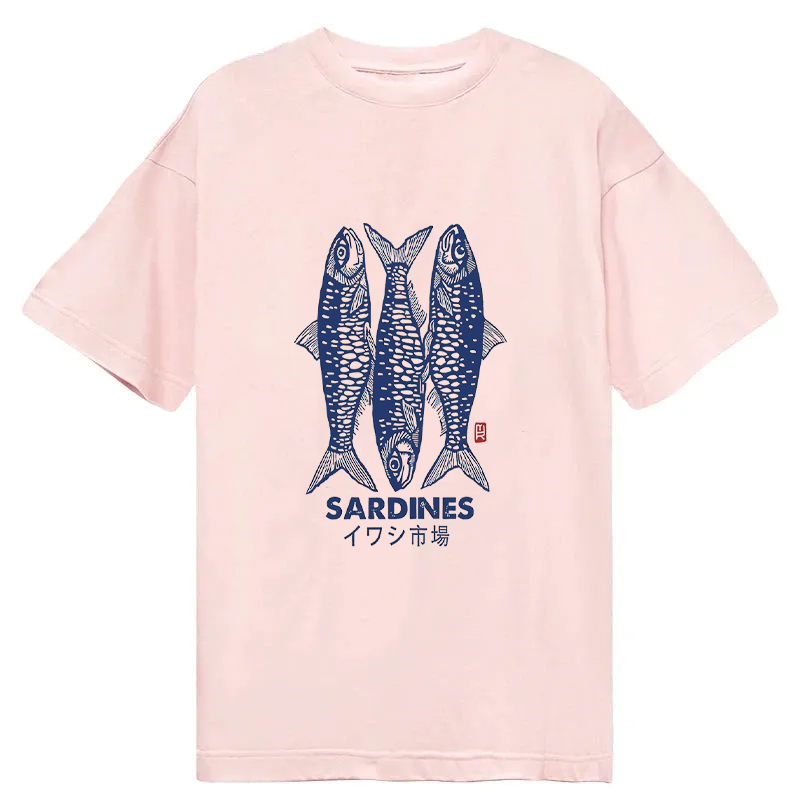 Tokyocanvas Sardines Market Classic T-Shirt