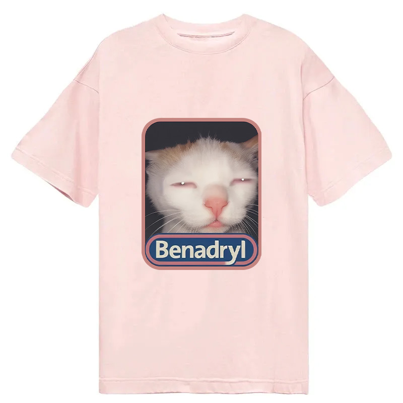 Tokyocanvas Benadryl Cat Meme Classic T-Shirt